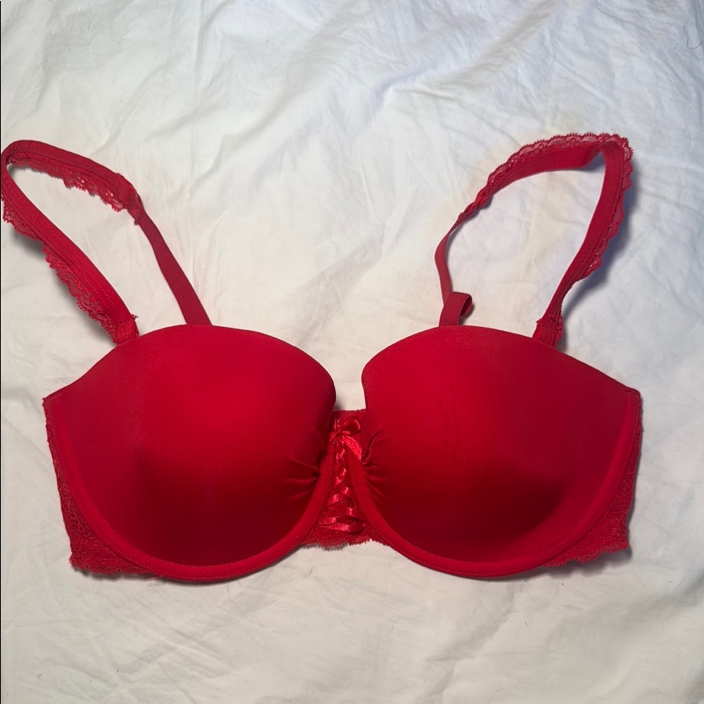 H&M Vibrant Red Lace Bra (NWOT)